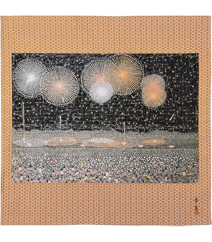 【希少】山下清・日本の風物 Amazon.co.jp: 山下清 風呂敷 ふろしき 約53cm 綿100％ 日本製